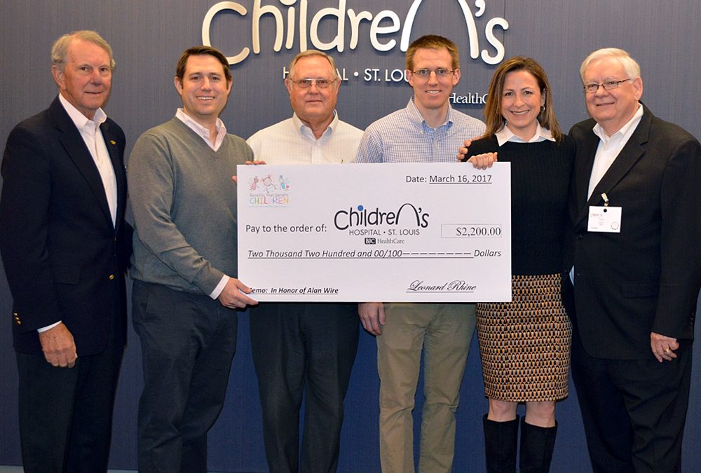 Alan Wire Company Creates $2,200 Donation for St. Louis Children’s Hospital Foundation