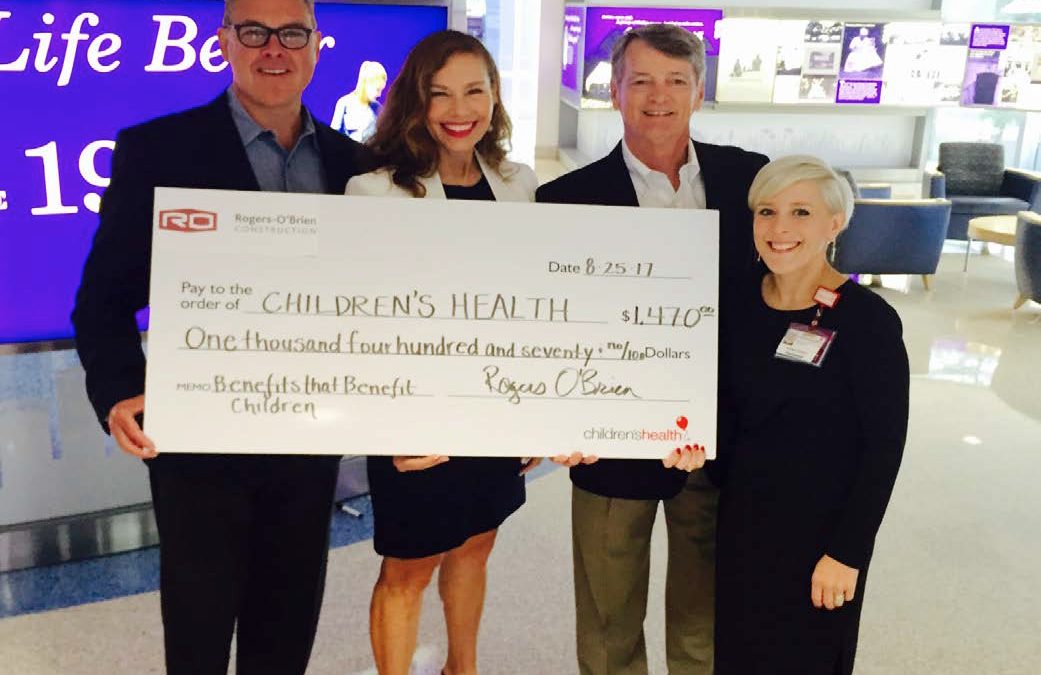 Rogers-O’Brien Construction Supports Children’s Health