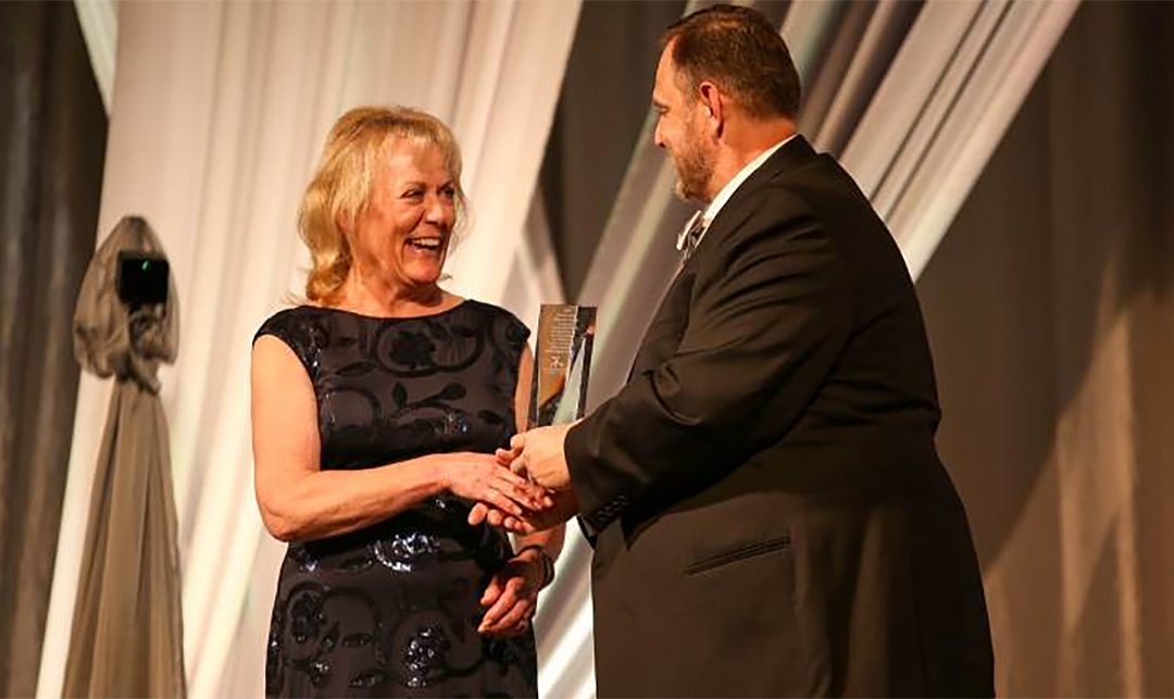 Helen Staples-Evans honored with Outstanding Clinician Award